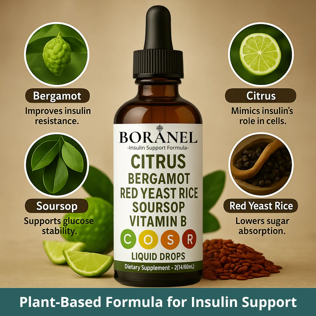 Boranel™ Metabolic Drops | Naturally Fix Insulin Resistance in Just Weeks