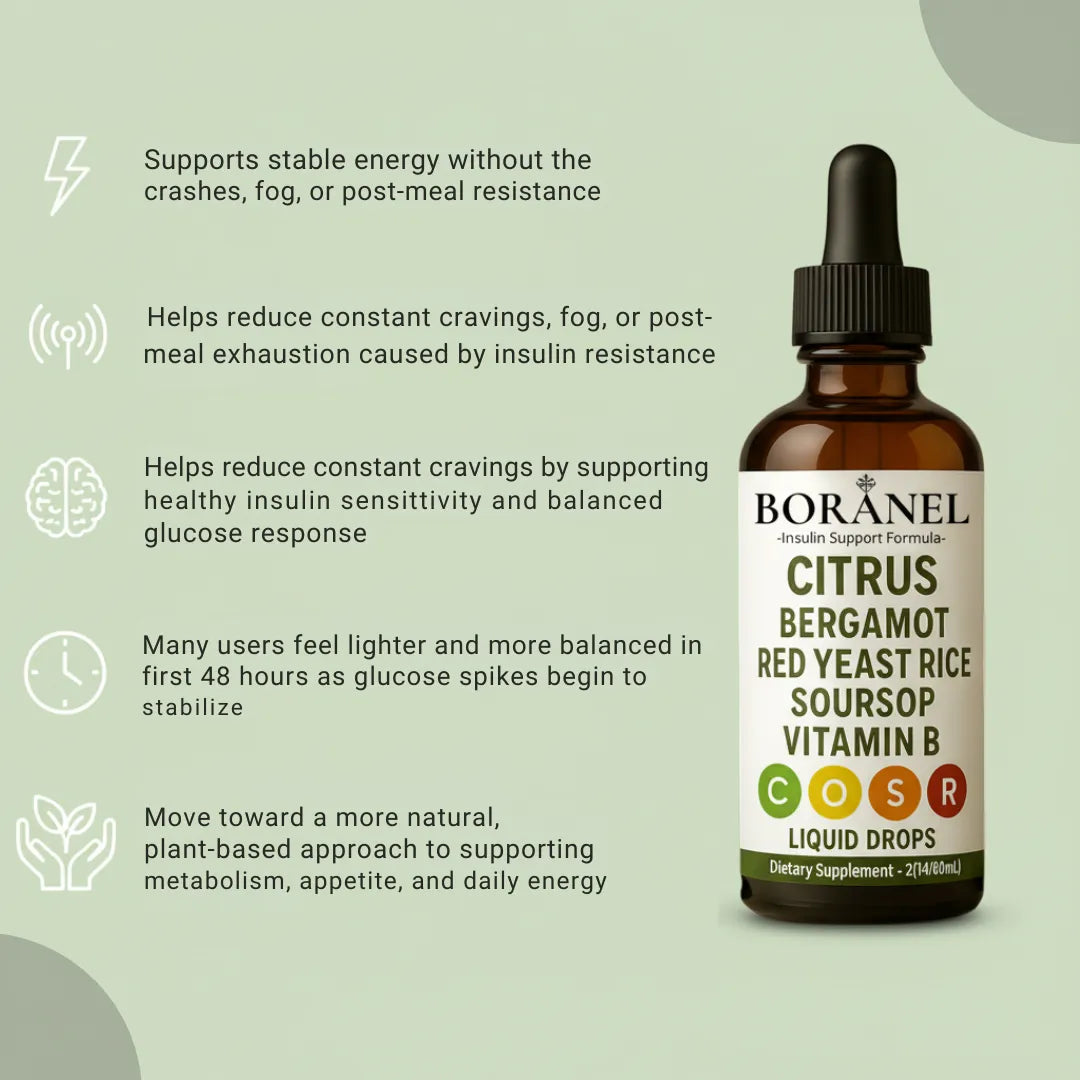 Boranel™ Metabolic Drops | Naturally Fix Insulin Resistance in Just Weeks